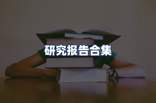 研究报告合集